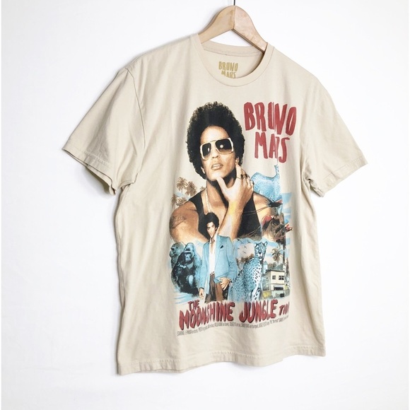 Bruno Mars moonshine jungle tour band Tee. - Picture 8 of 8